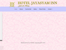 Tablet Screenshot of jayasyaminn.com